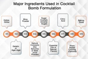 Ingredients Used in Cocktail Bomb recipe