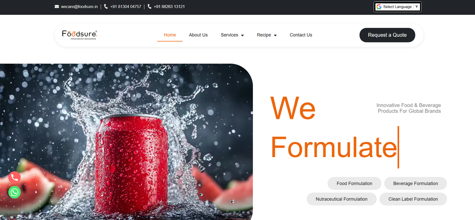 Beverage Companies in India: Top Brands & Founders Guide 2026 1 Foodsure beverage formulation and development India