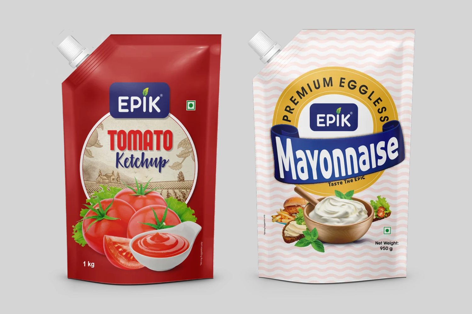 EPIK Eggless Mayonnaise & Tomato Ketchup