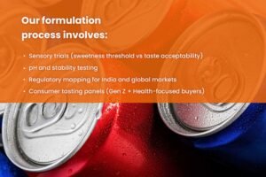 Top 5 Natural Sweeteners for Zero-Calorie Beverage Formulation 3 Our formulation process involves