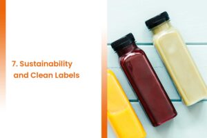  Sustainability and Clean Labels beverage