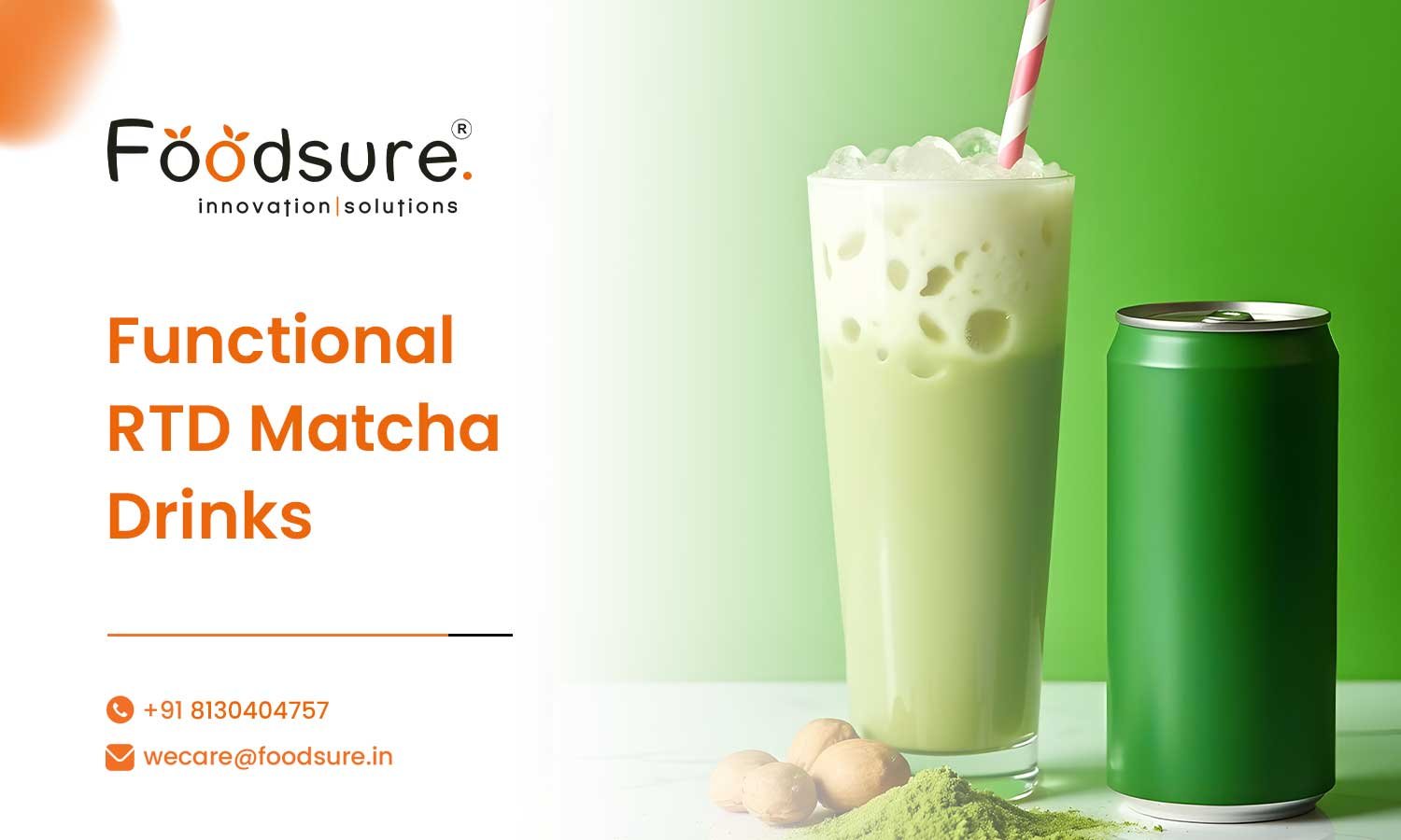 Clean Label Formulation of Functional RTD Matcha Drinks