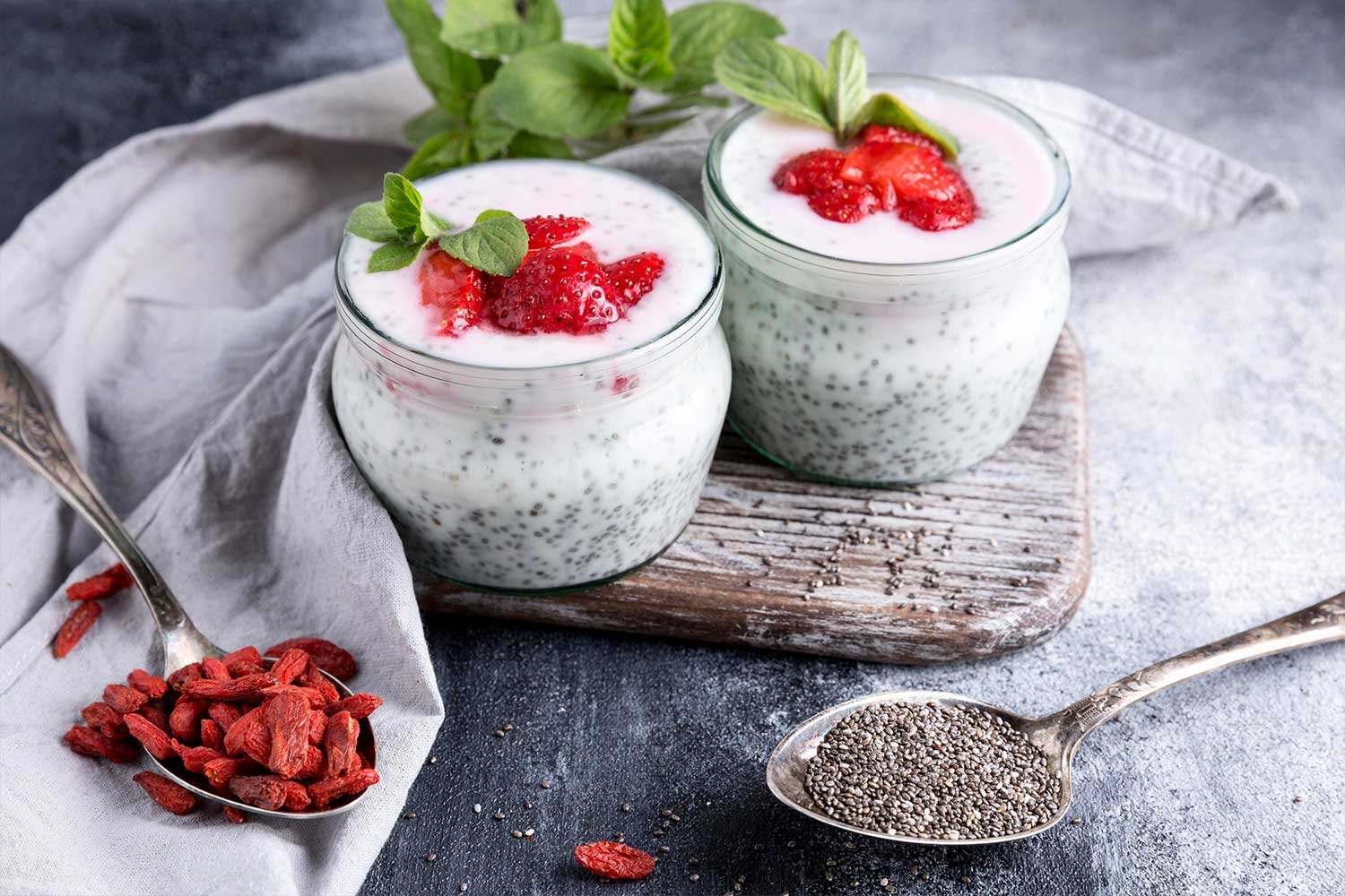 Coconut Lime Chia Refresher