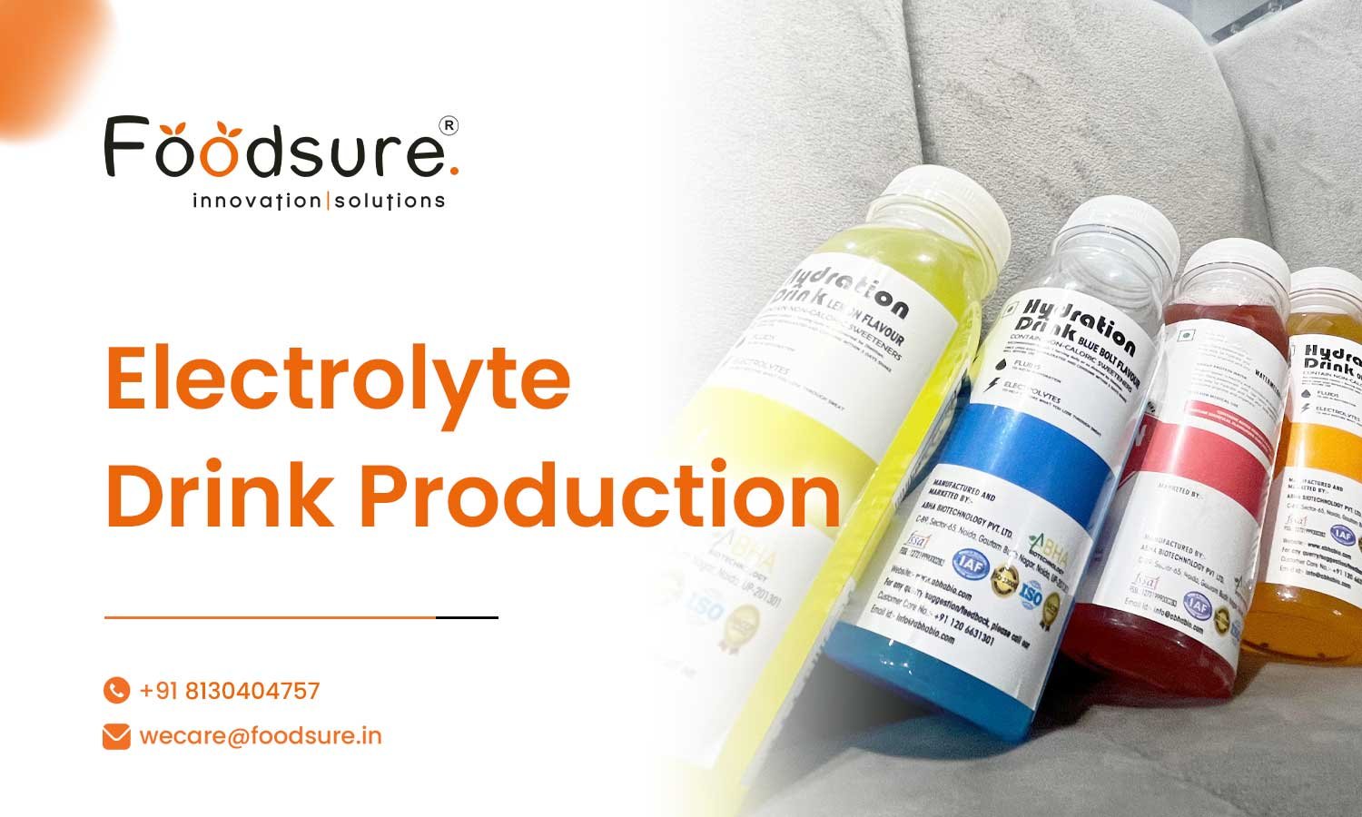 Electrolyte Drink Production