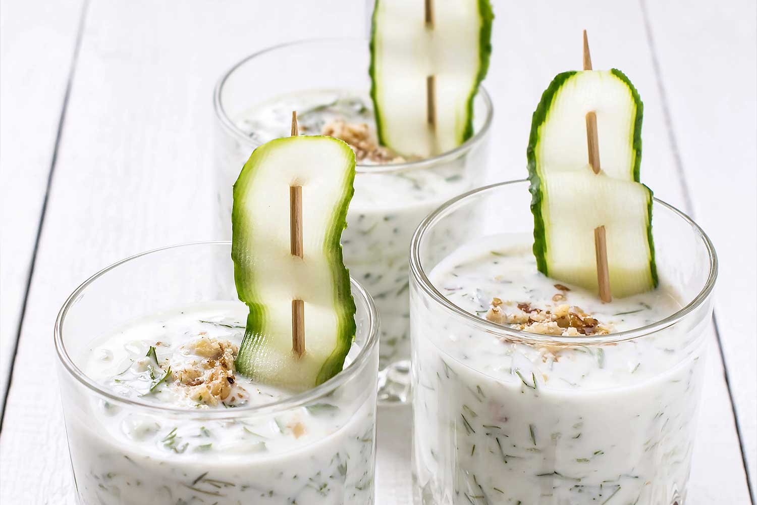 Minty Cucumber Yogurt Cooler