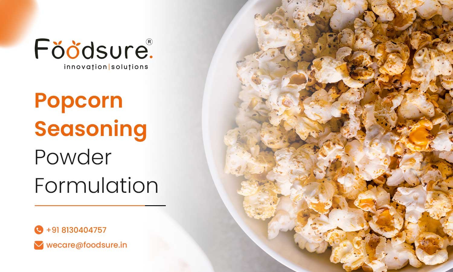 Popcorn Seasoning Powder Formulation