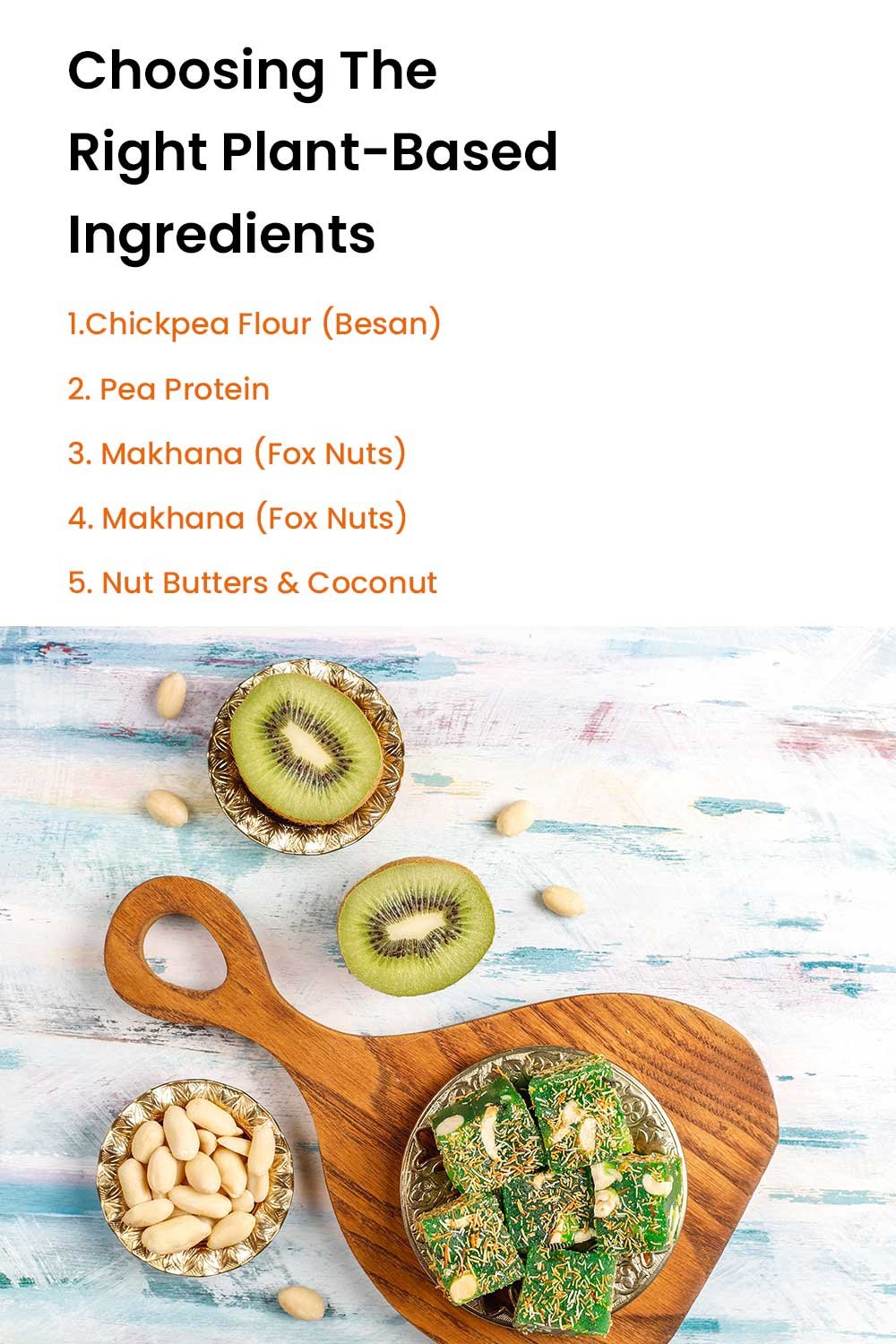 Low-Sugar Plant-Based Snack Formulation for the Indian Market 2 The Right Plant-Based Ingredients