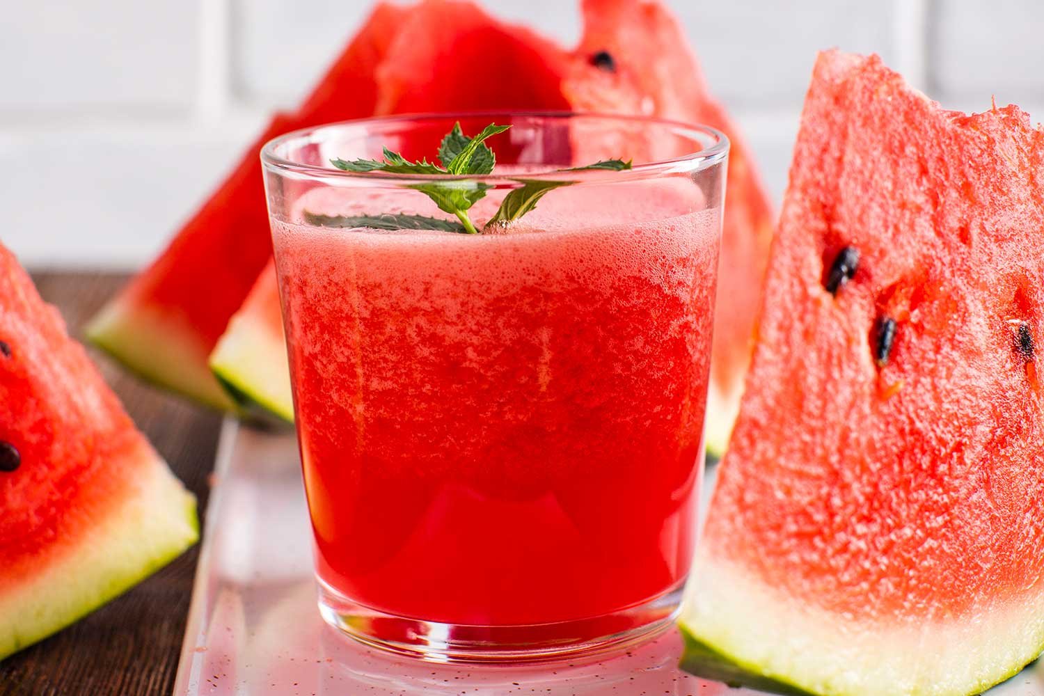 Watermelon Basil Fizz
