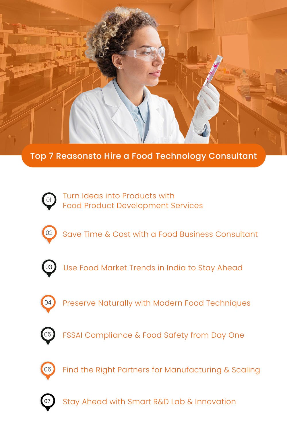 Top 7 Reasons to Hire a Food Technology Consultant 2 top7 points