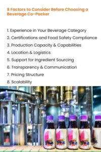 8 Factors to Consider Before Choosing a Beverage Co-Packer