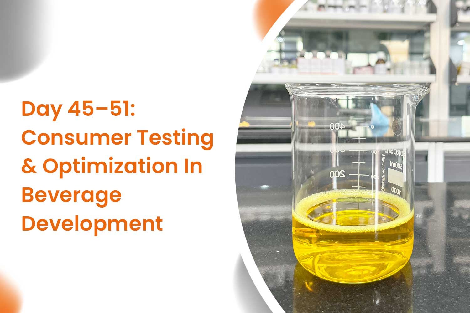 Day 45–51 Consumer Testing & Optimization In Beverage Development