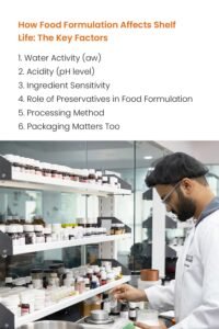 How Food Formulation Affects Shelf Life: The Key Factors