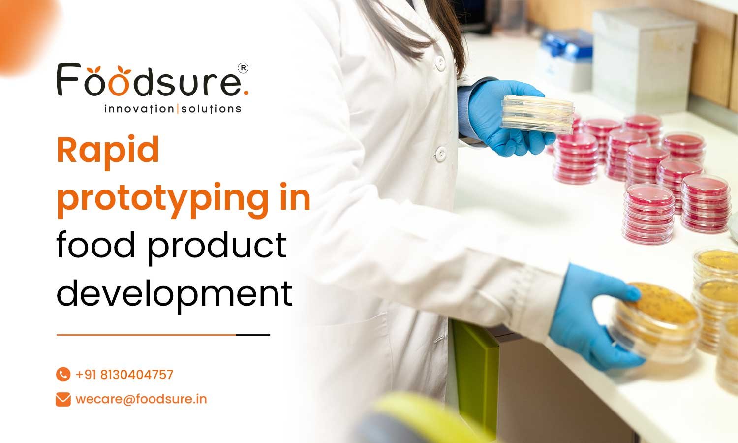 Rapid prototyping in food product development