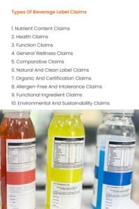 Types Of Beverage Label Claims