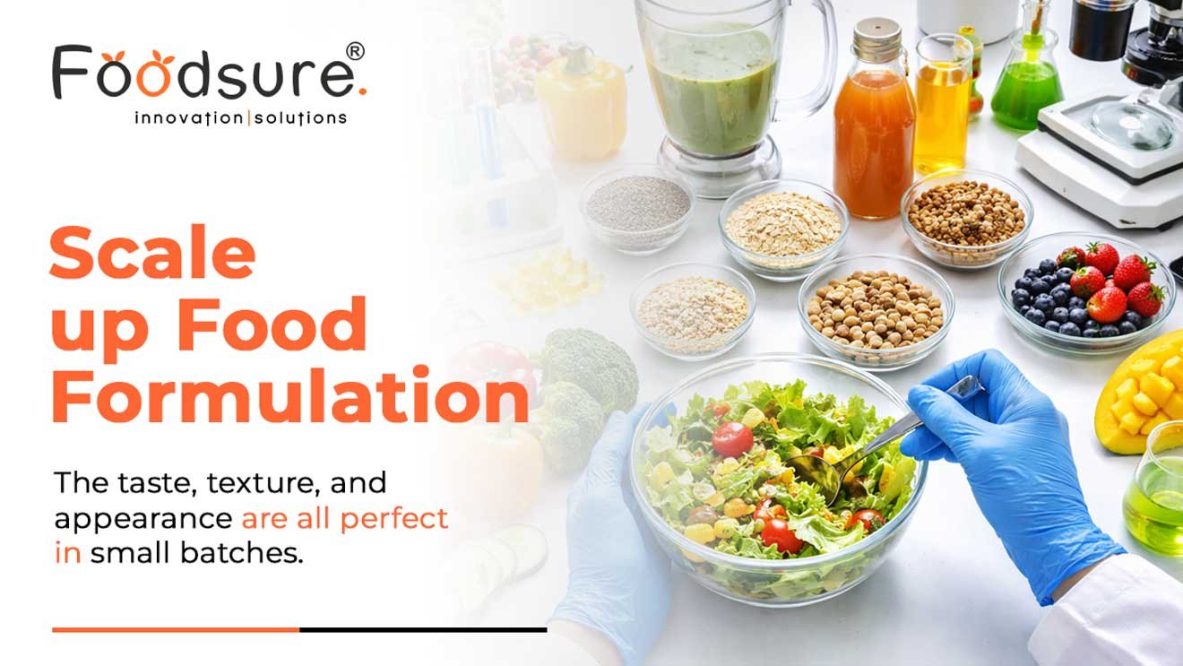 Scale-up food formulation