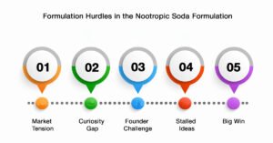Formulation Hurdles in the nootropic soda formulation