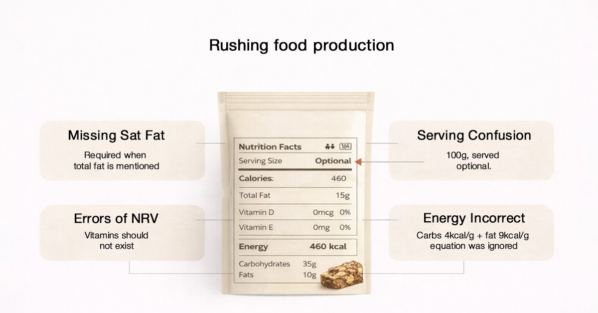 Nutrition Labelling Rules Under FSSAI Explained Simply? 1 Label Traps