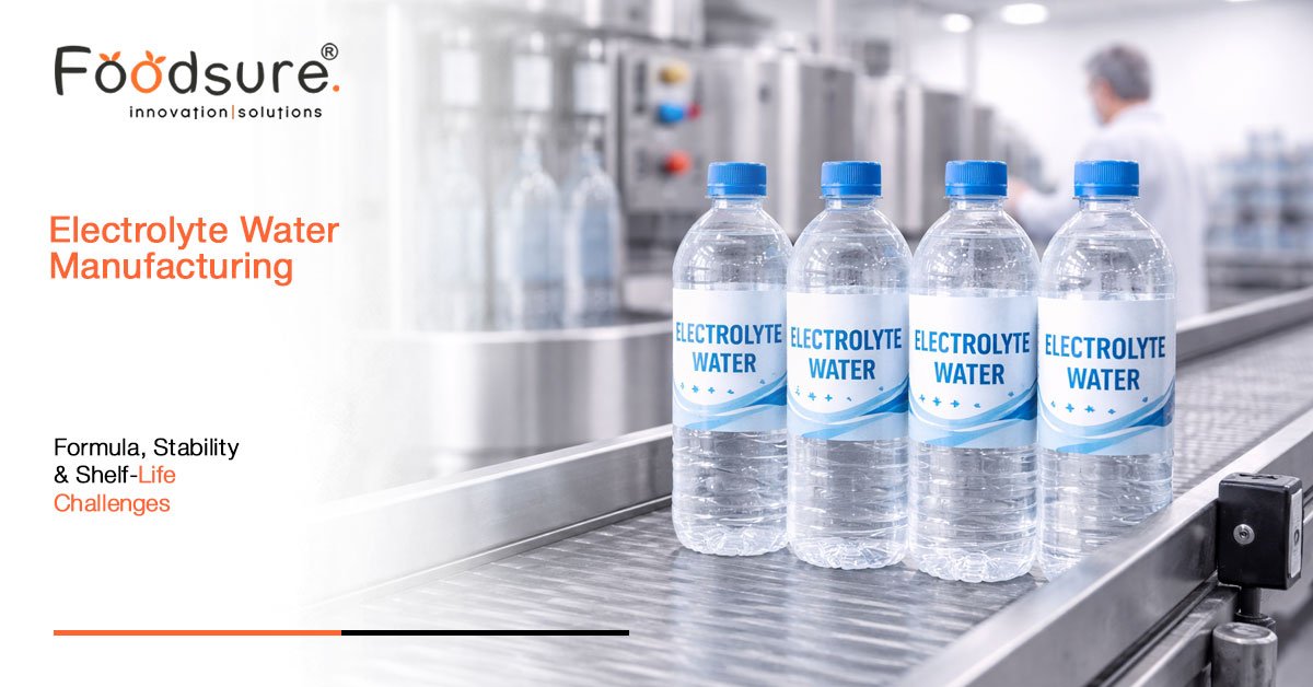 Electrolyte Water Manufacturing