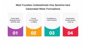 The Core Problem in Hard Carbonated Water Formulation