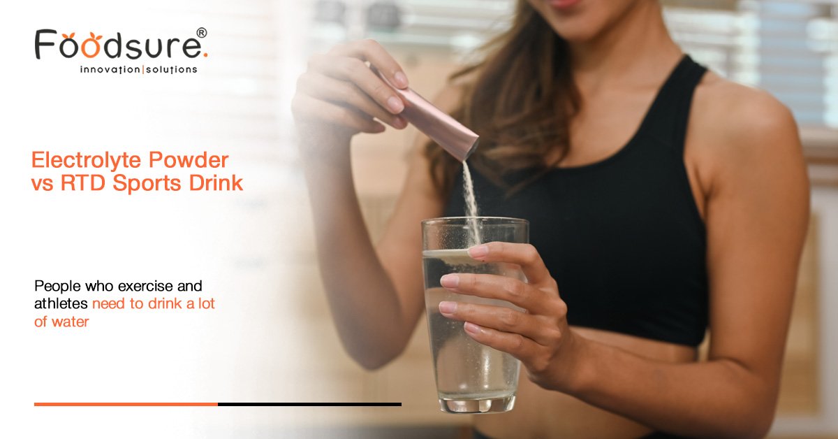 electrolyte powder vs RTD sports drink