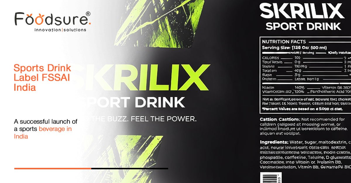 Sports Drink Label Fssai India