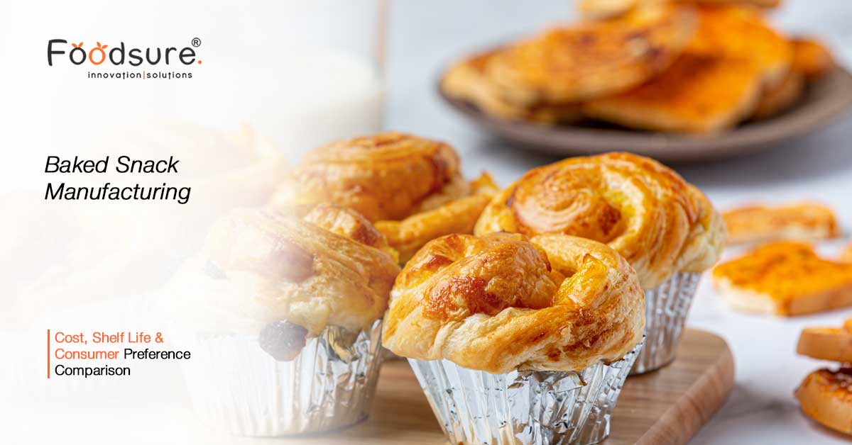 Baked snack manufacturing