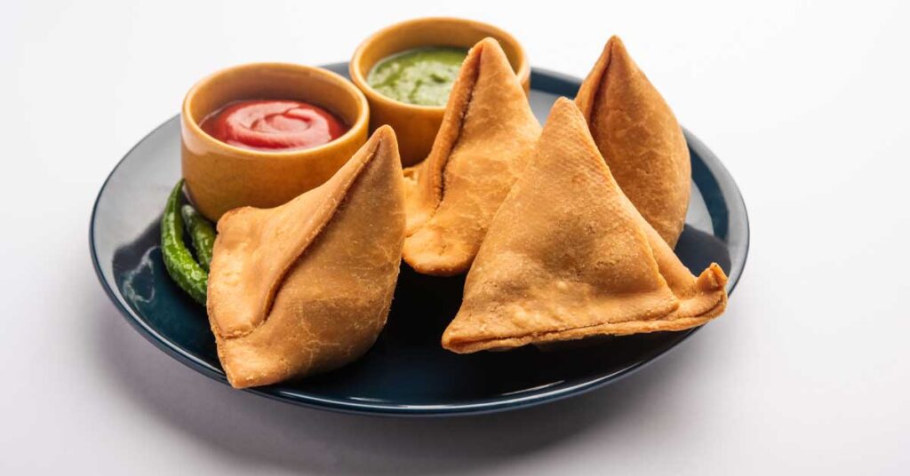 Indian Street Food Samosa