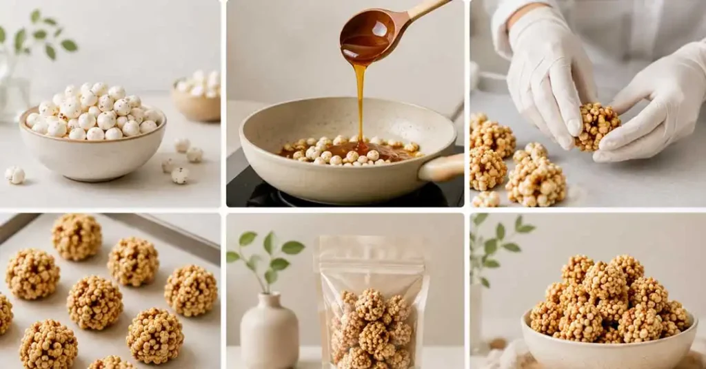 Development Process of Makhana Cluster Products 
