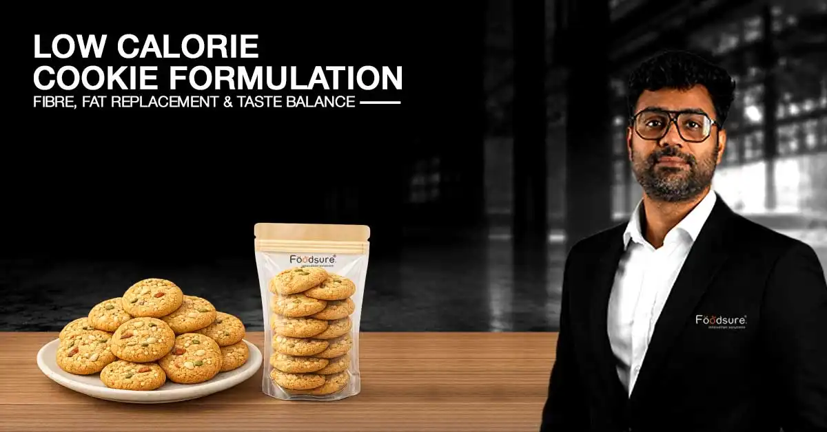 low calorie cookie formulation